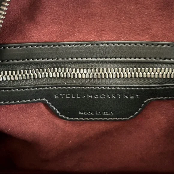 Stella McCartney Falabella Nashville Box Mini Bag Black Mountain View - Picture 14 of 16